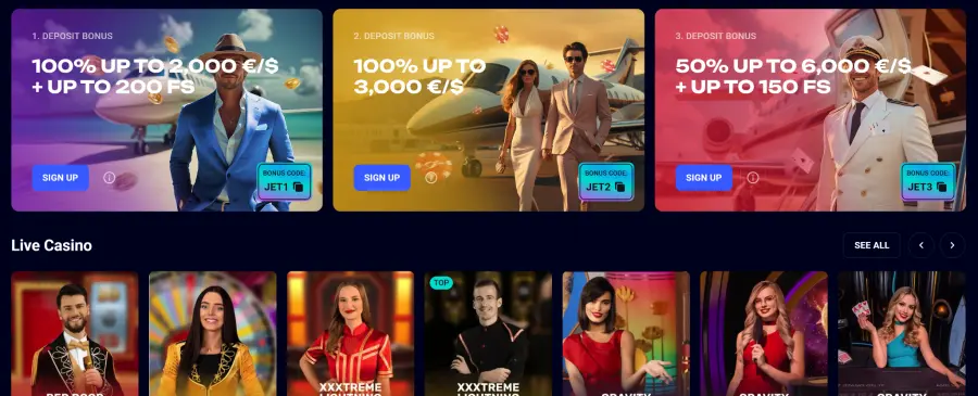 Jet4bet promo codes